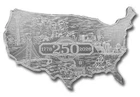 E-Mint USA 250th Anniversary 5 oz Silver Art Bar 2026