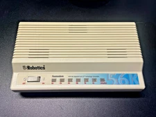 🖧 USRobotics Faxmodem 56K V.90 Model 0701 | x2 | Vintage External Modem