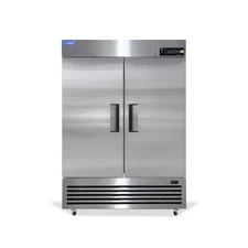 54" Commercial Freezer, ICECASA 2 Door Reach-In Freezer 49 Cu.ft