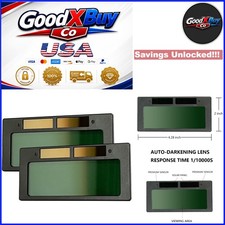 True-Color Auto Darkening Welding Lens 2-Pack for Helmets Shade 3/11