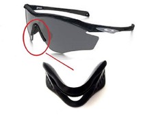 Galaxy Nose Pads Rubber Kits For Oakley M2 Frame Sunglasses Black Color