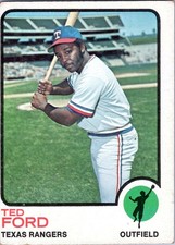 1973 Topps #299 Ted Ford Texas Rangers Baseball Card EX