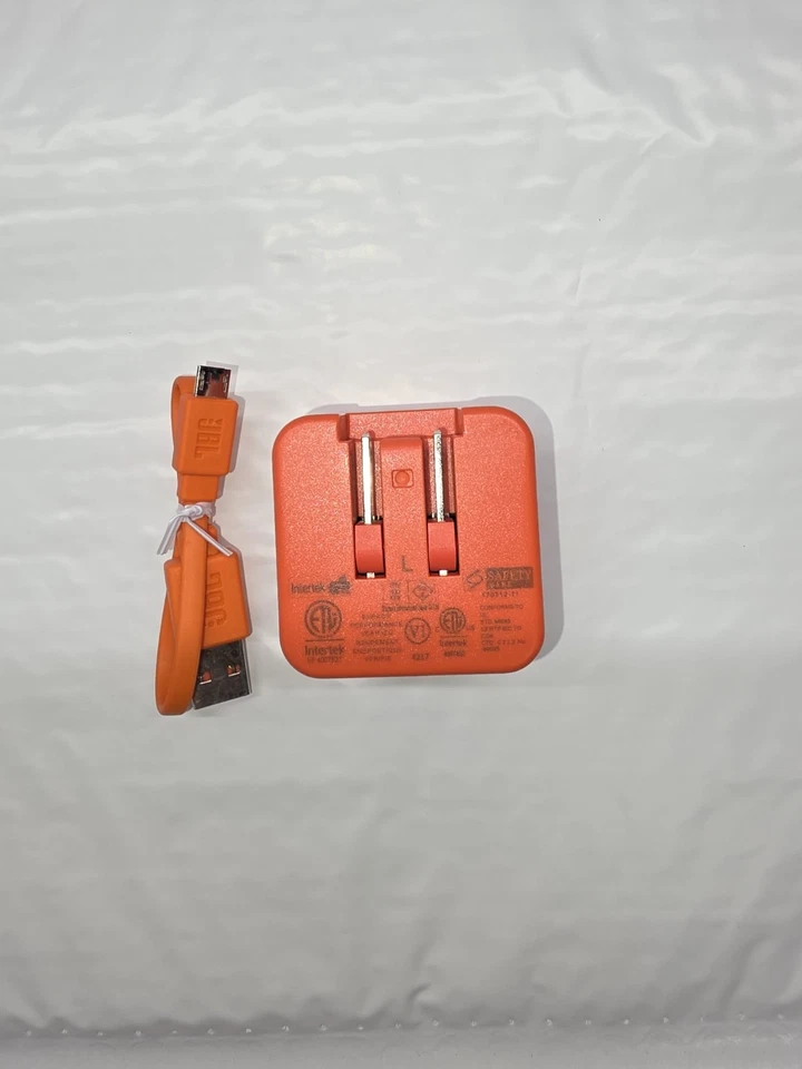 Оранжевый кабель адаптера питания переменного тока зарядного устройства 5 В 2,3 А для динамика JBL Charge 3 / Flip 4 - Изображение 2 из 3