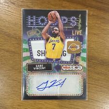 Topps 2025-26 Hoops Signs Gabe Vincent Autograph /75 Los Angeles Lakers Insert