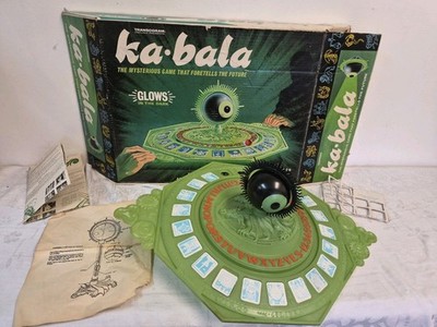 VTG 1967 Ka-bala  Transogram Mysterious Game Foretells Future - Missing 4 Cards