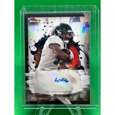 2024 Topps Finest RC Auto #RFA-WS Will Shipley Philadelphia Eagles