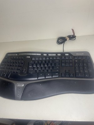 Microsoft Natural Ergonomic Keyboard 4000 V1.0 Black Wired USB 1048 EXCELLENT