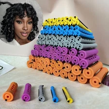 36-100 Pcs Hair Perm Rods Cold Wave, Rod Curlers Rollers for Salon Styling Tools