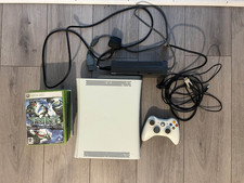 XBOX 360 White 60GB Hard Drive + 8 Games, and Controller All Fully working Used