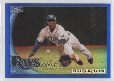 2010 Topps Chrome Blue Refractor 146/199 BJ Upton #150 0b5