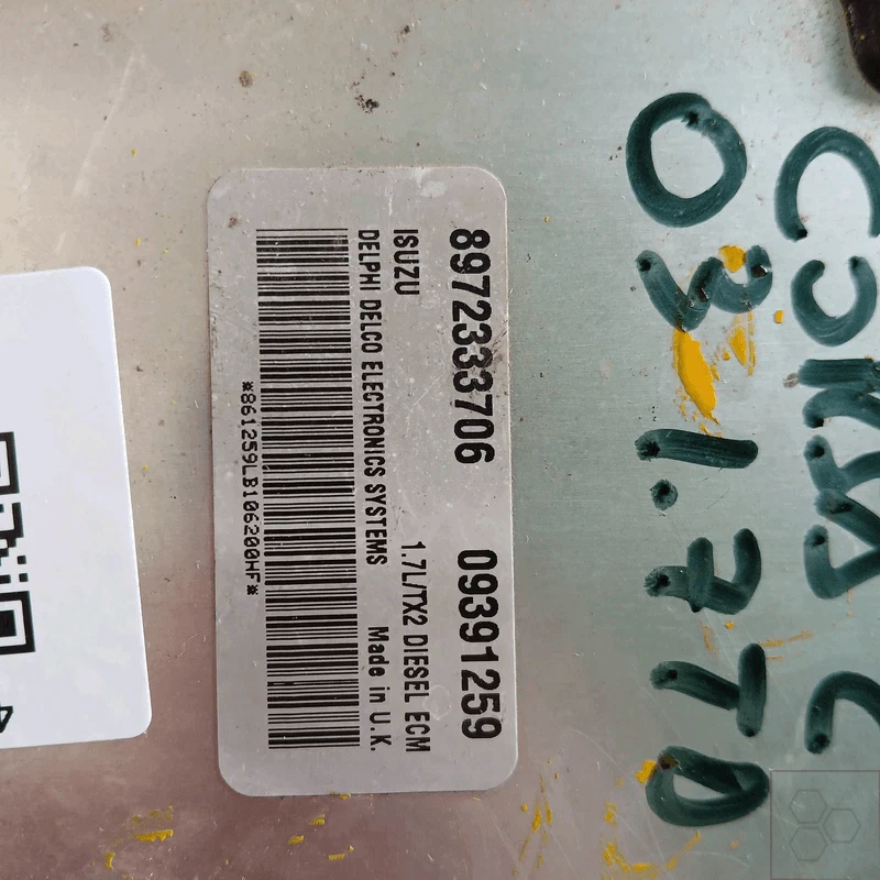 97364132 Centralina iniezione  OPEL MERIVA (X03) 1.7 16V CDTI FAP Mnv - Immagine 2 di 2