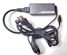 Lenovo Genuine OEM 65 W 20v 3.25a Notebook AC Adapter Charger Rectangle Port