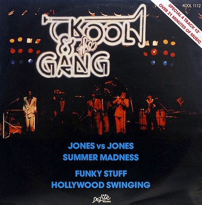 Kool  The Gang - Jones Vs Jones / Summer Madness - Used Vinyl Record - G5628z