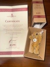 Steiff Club Gift 1997/98 Replica 1922 Teddy Bear Blond 7cm w/ Box Certific-405