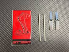 1PC Badge for Red Shelby Car Auto Front Hood Grille Emblem Stickers Car Styling