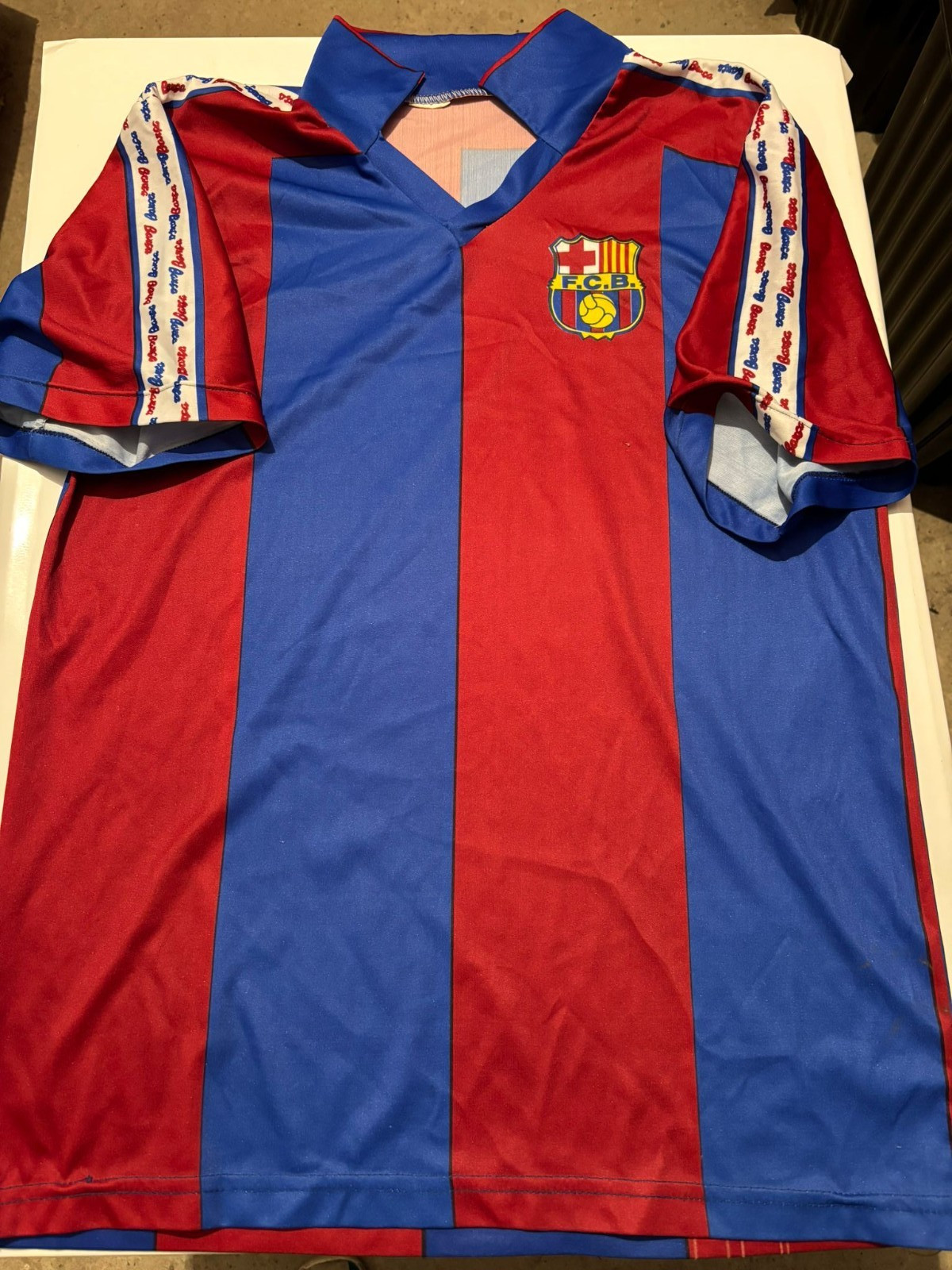 Camiseta Camiseta FC Barcelona España Retro 1980 80 1990 90