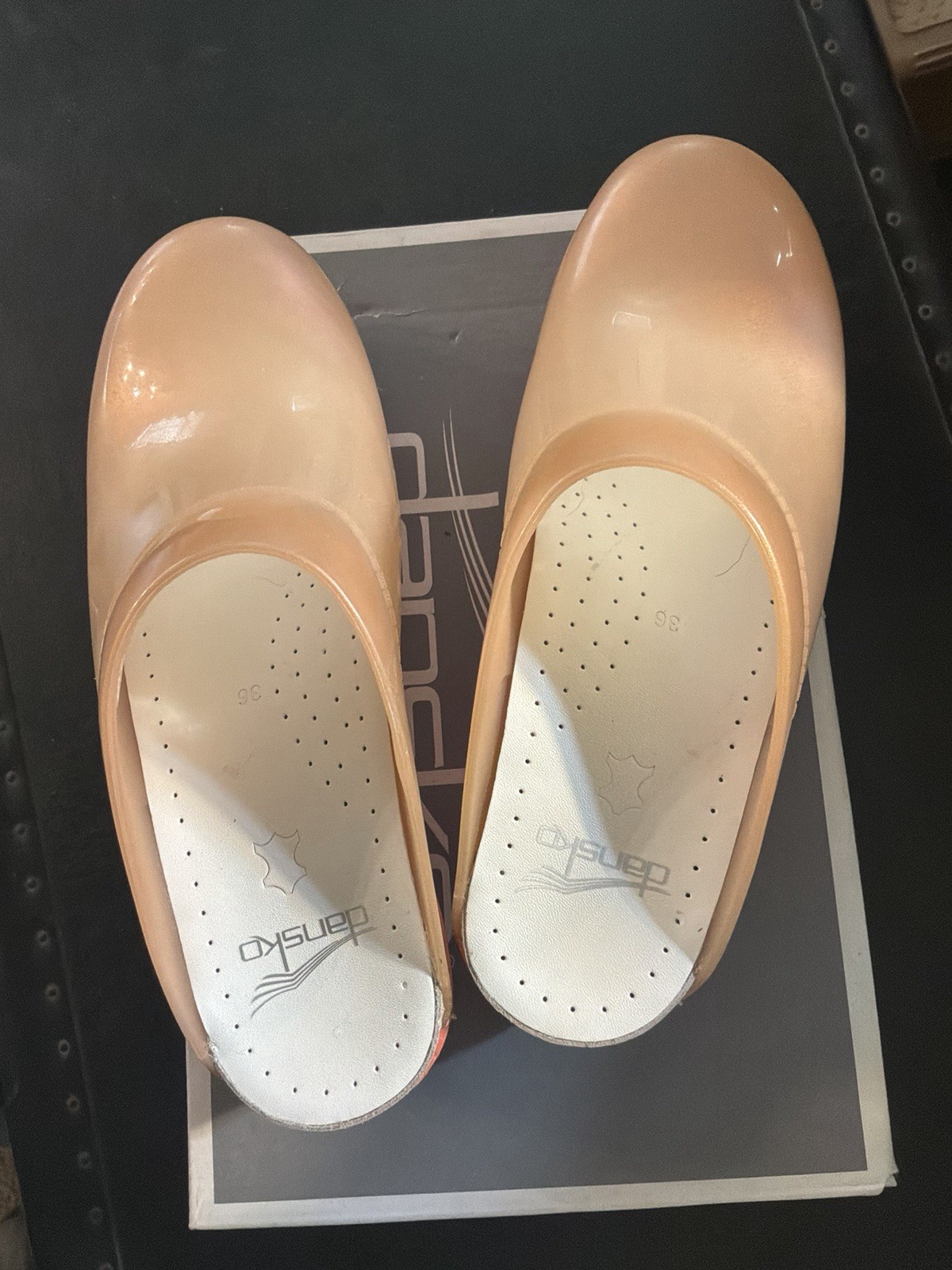 Dansko Women's Open Back Translucent Clogs Sonja … - image 4