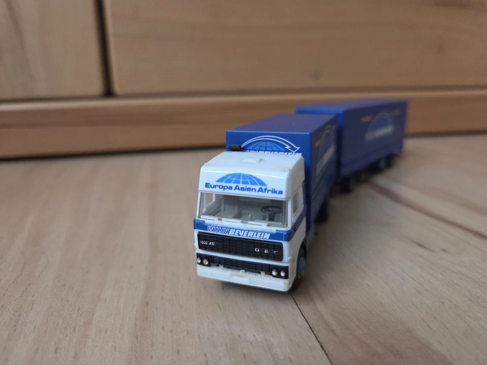 Willy Beyerlein Transporte - alter DAF 3600 HZ Modell Lkw Truck m. Logo (Herpa) - Bild 2 von 4