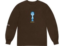 Travis Scott Cactus Jack T-3500 Beams LS Tee Brown Small - A27