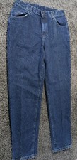 Vintage Lee Original Jeans Women's 12 Medium Relaxed Fit Blue Denim