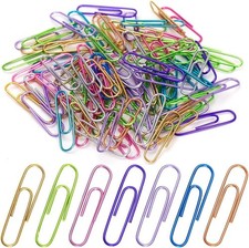 150pcs Jumbo Paper Clips 2 Inch Large Colored Paperclips for Office School