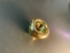 NEW. Wedge Trumpet Mouthpiece Top. 67D. Gold Plate. Warburton Threads. 