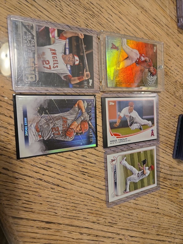 Mike Trout 5 Card Lot