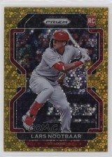 2022 Panini Prizm Tier II Gold Donut Circle Prizm 6/10 Lars Nootbaar #119 v9t