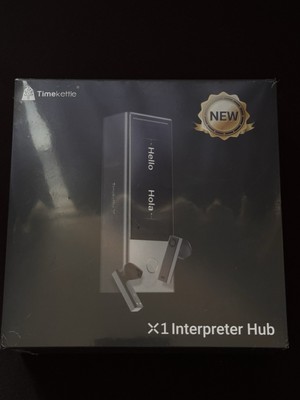 Timekettle X1 Interpreter Hub, 40-SPRACHEN Dolmetscher, AI-Technologie