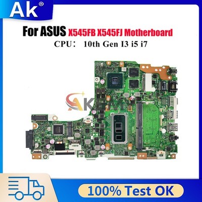 X545FB Laptop Motherboard For ASUS X545FJ Mainboard W/ 10th Gen I3 i5 i7