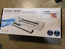 VuPoint Magic Wand Portable Scanner with Auto-Feed Dock (White) New in Open Box
