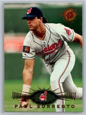 1995 Stadium Club Baseball Virtual Reality #111 Paul Sorrento - VG - Indians