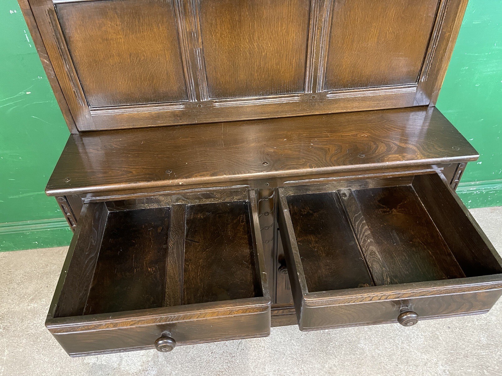 Ercol Mural Bookcase Drink Cupboard eBay