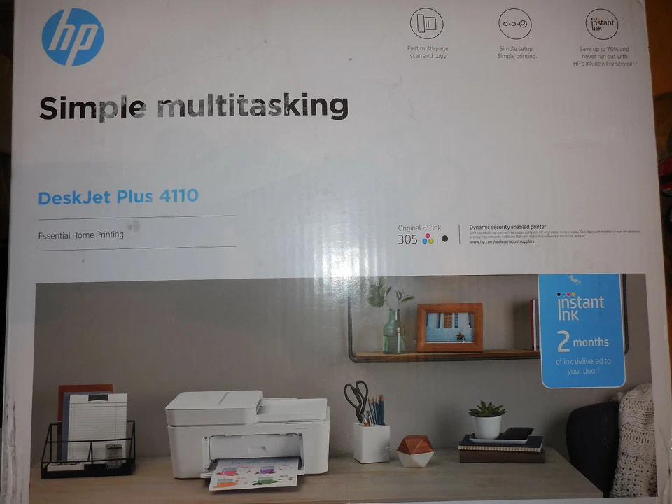 HP Imprimante tout-en-un DeskJet Plus 4110 neuf - Photo 2/2