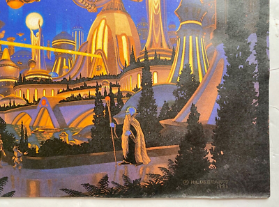 Vintage 1981 Art Print Atlantis Greg Tim Hildebrandt Fantasy Lost