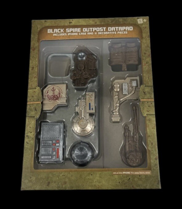 New! STAR WARS GALAXY'S EDGE Black Spire Outpost Datapad iPhone 11