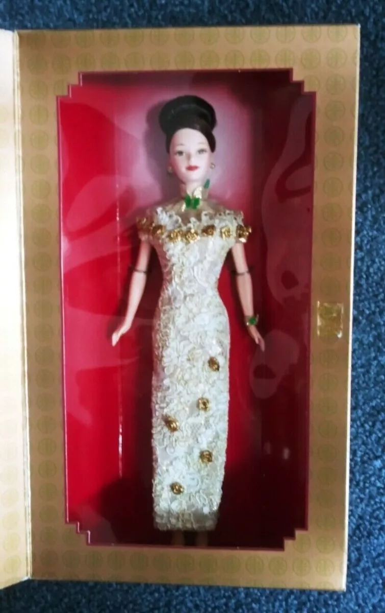 Mattel International◇Barbie/閃爍旗袍/GOLDEN QI-PAO/中国返還1周年