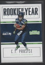C.J. PROSISE 2016 PANINI CONTENDERS ROOKIE OF THE YEAR CONTENDERS CARD #17