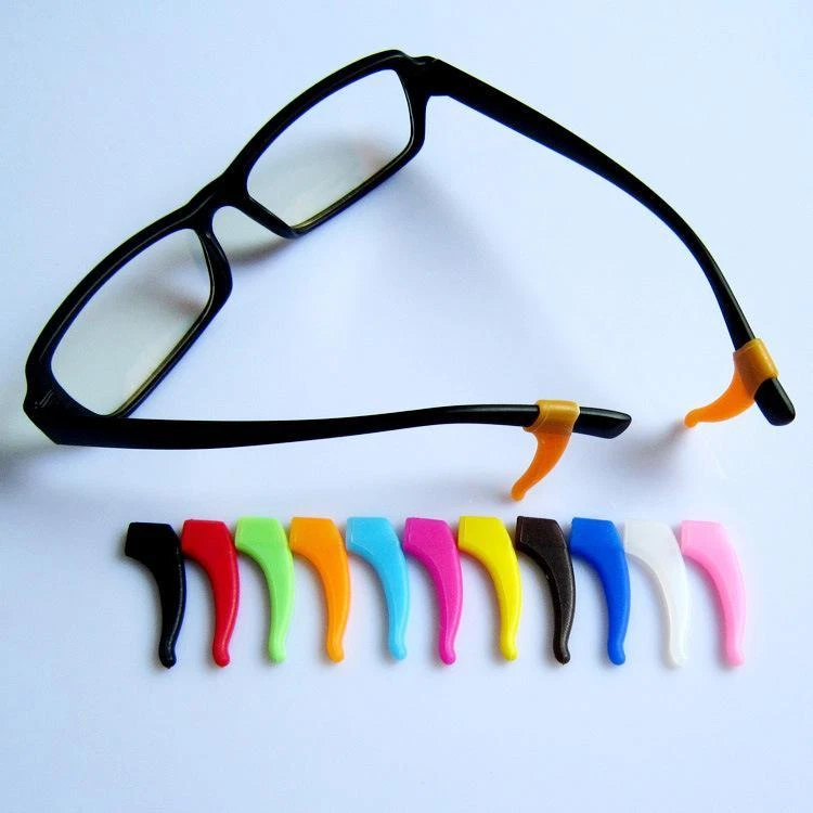 Silicone Temple Tips For Glasses Spectacles Ear Hooks Grip Holding Anti Slip