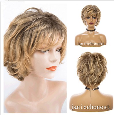 COPY - Short Cut Feather Style Full Cap Wig Blonde Hair Feather Cut by Hairdo – Wigs.com main image 2