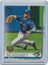 BILLY MCKINNEY 2019 Topps Series 2 150 Years Stamp Parallel Blue Jays (#685)