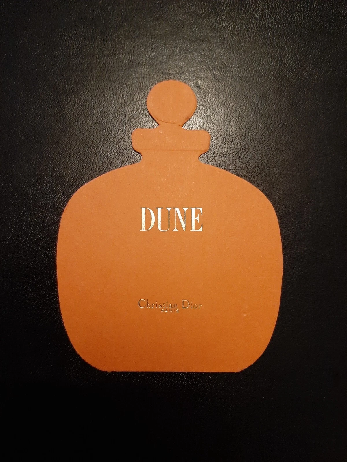 Carte Parfumée   Perfume Card . C. Dior   Dune