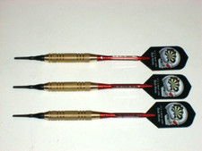 Soft Tip Darts Used, 18 Gram Brass with New Aluminum Shafts and Flights 3741