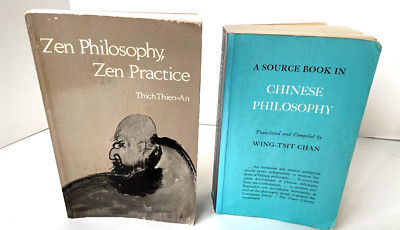 TWO Books- Zen Philosophy , Zen Practice / Source Book in Chinese Philosophy