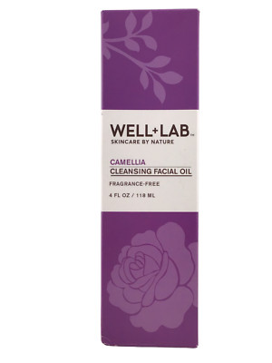 Well + Lab Cleansing Camellia Anti-Oxidant Facial Oil Skincare by Nature 4 oz