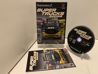 Sony Playstation 2 PS2 Super Trucks Racing Resurfaced Tested Video Game
