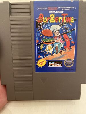 BURGER TIME Nes  AUTHENTIC FAST SHIPPING