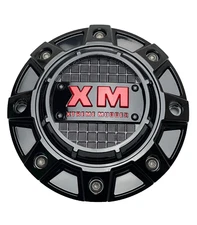 Xtreme Mudder Gloss Black W/Red Logo Wheel Center Cap 0144 1216
