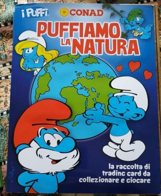 PUFFIAMO LA NATURA CONAD I SMUFFI 2012 complete album / empty or figurines only