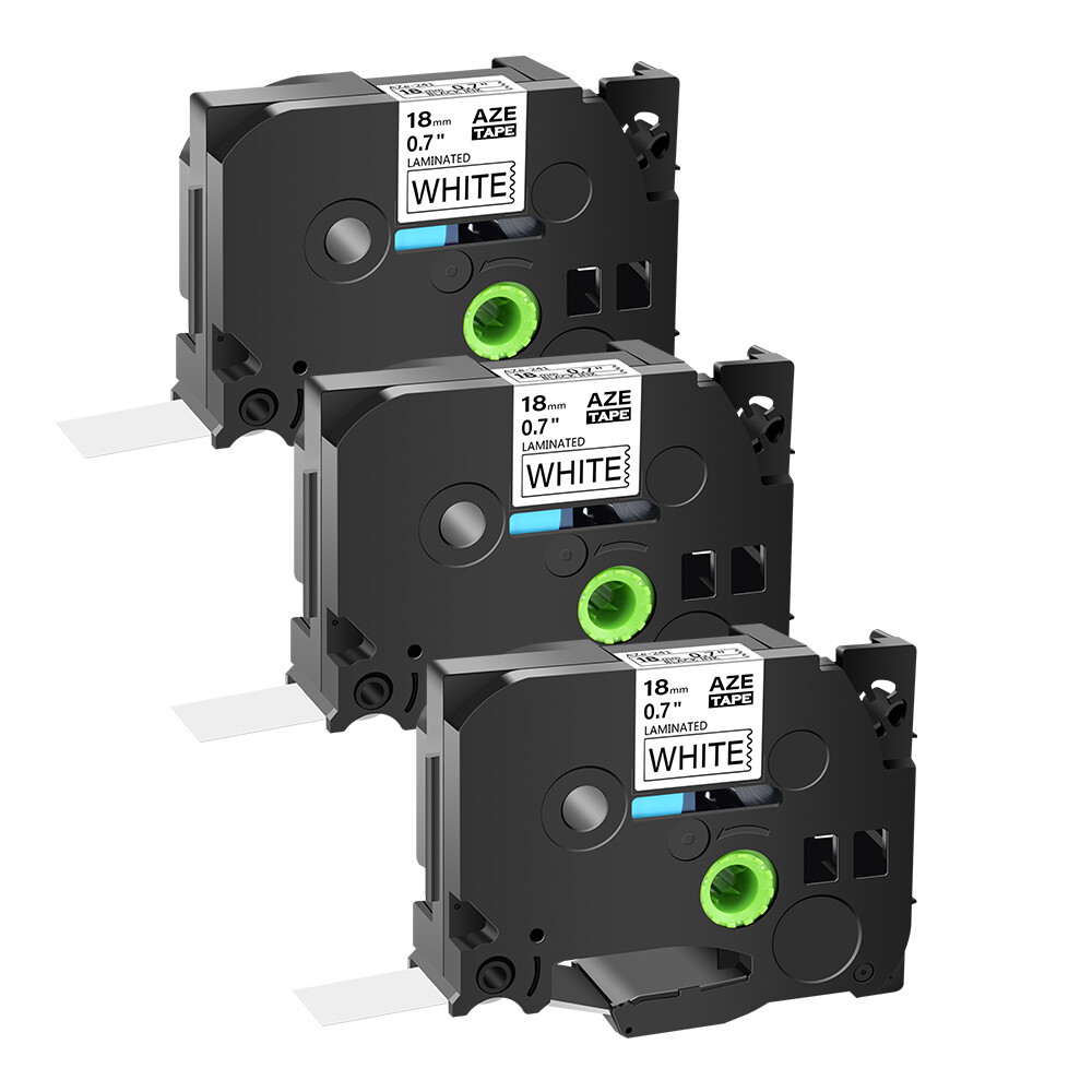 UniPlus 3x 18mm Nastro Compatibile Per Brother TZe Tze-241 Tze 241 - Foto 3